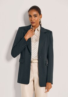 Blazer in klassischer Einreiher-Form mit Reverskragen thumbnail 2