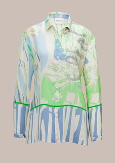 Blouse with unique print thumbnail 6