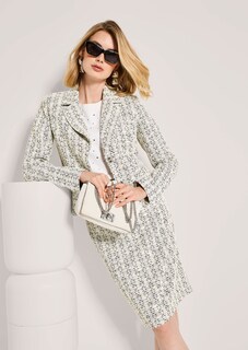 Blazer aus Tweed-Bouclé mit Pailletten thumbnail 5
