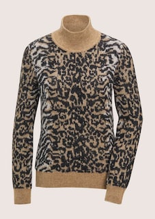 Jacquard-Pullover im Animal-Design thumbnail 7