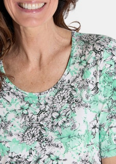 Shirt mit Blumenmuster thumbnail 3