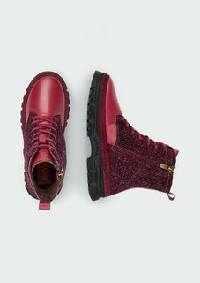Stiefeletten mit Reissverschluss und Blumenmuster thumbnail 2