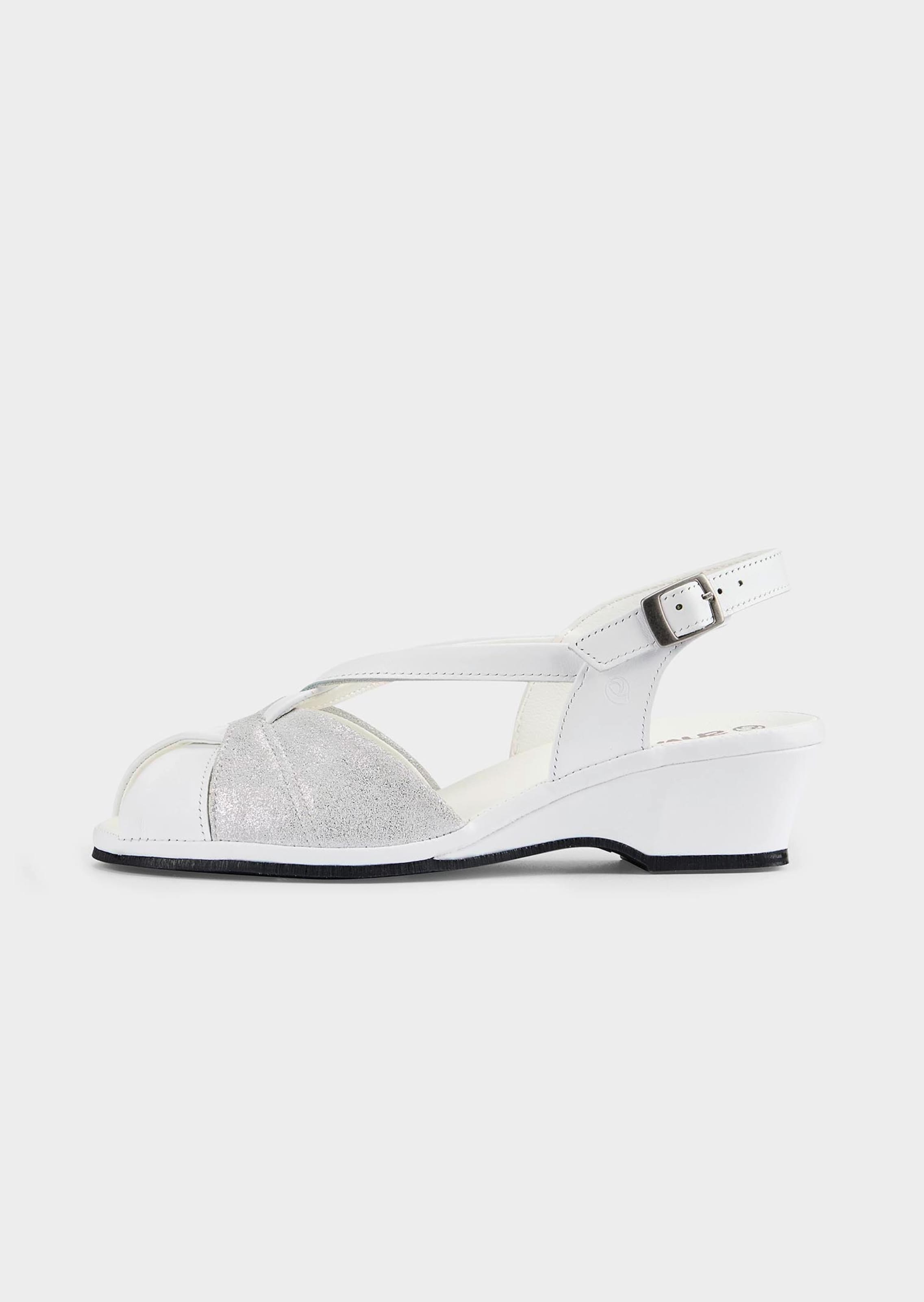 Leder-Sandalen mit Fersenriemchen
