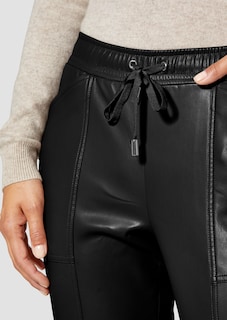Beschichtete Hose in Lederoptik thumbnail 6