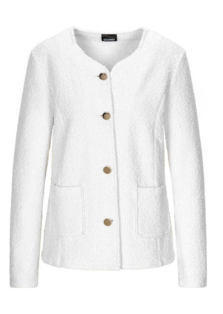 Chique blazer in bouclélook