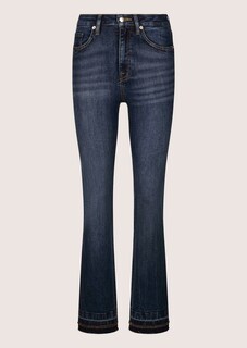 Ausgestellte Jeans mit Strass-Deko und Fransen thumbnail 7