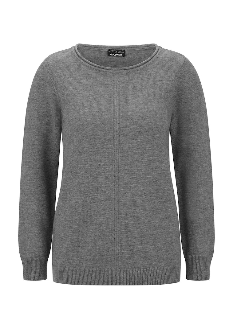 Strickpullover aus reiner Merinowolle