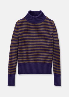 Softer Schurwoll-Pullover mit stylischen Streifen thumbnail 7