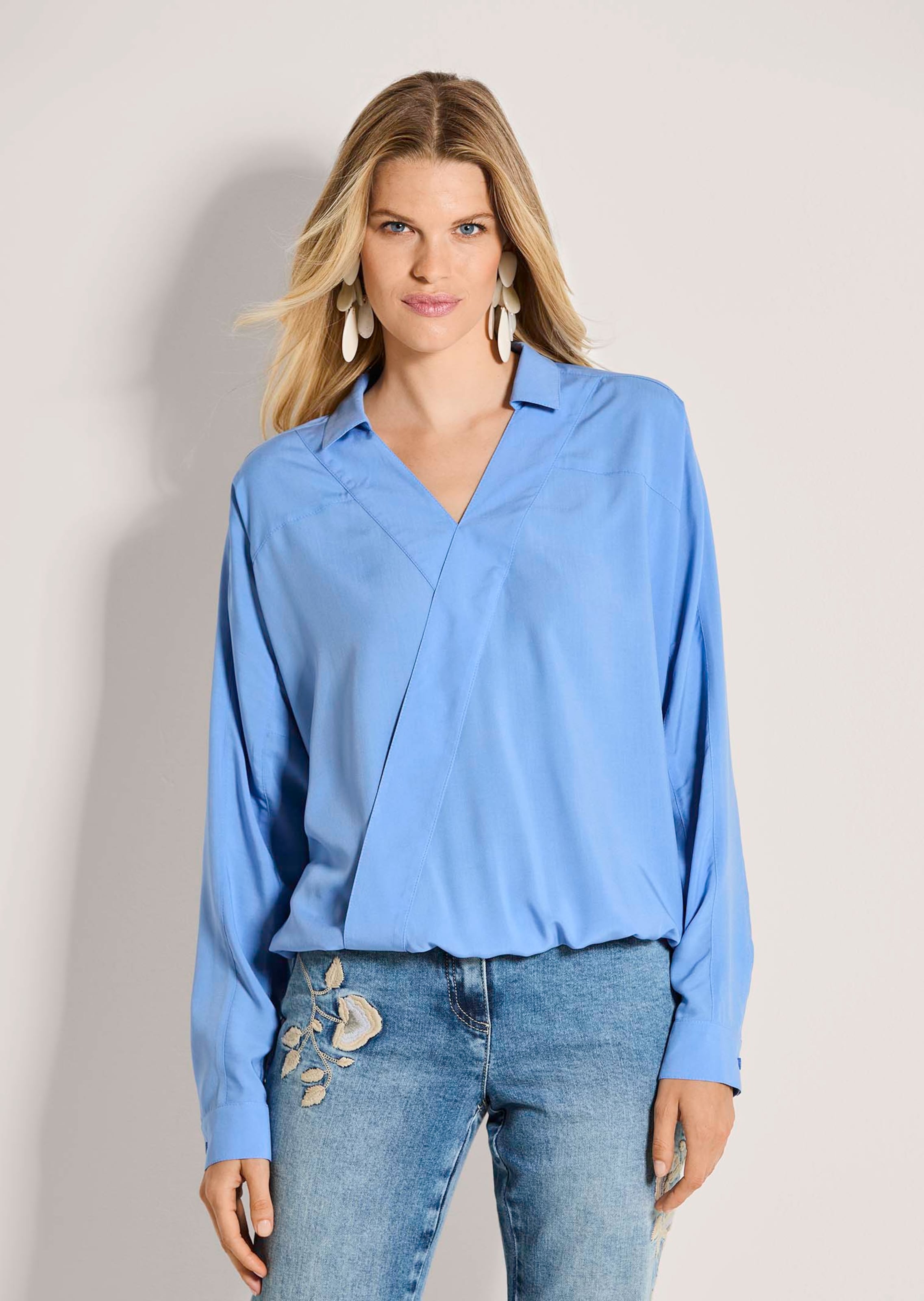 Wrap-style blouse thumbnail 2