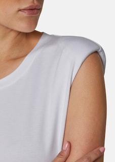 Sleeveless shirt with fashionable shoulder accentuation thumbnail 6