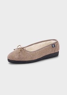 Ballerina-Hausschuhe mit Schurwolle thumbnail 1