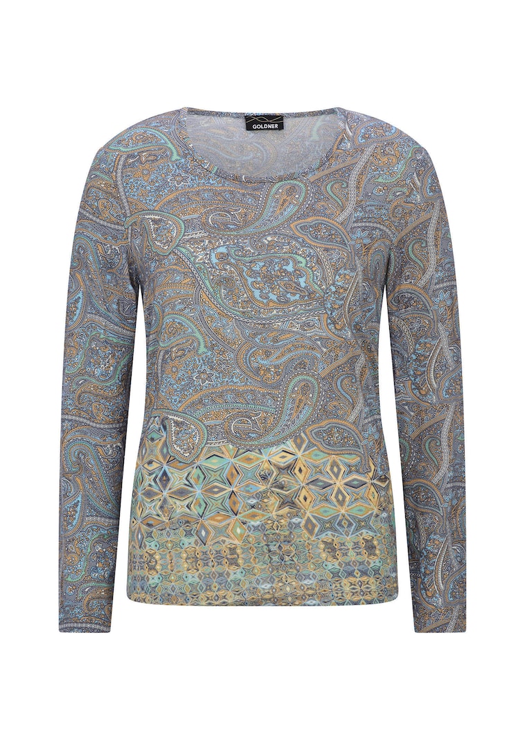Langarmshirt mit Paisleymuster