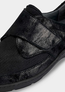 Slipper aus Leder und Textil thumbnail 3