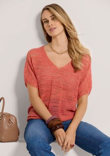 Halbarm-Pullover mit Glanz-Effekt thumbnail 5