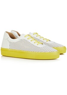 Leder-Sneaker mit Lochmuster thumbnail 2