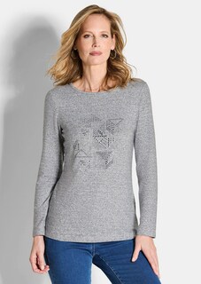 T-shirt à manches longues avec application thumbnail 1