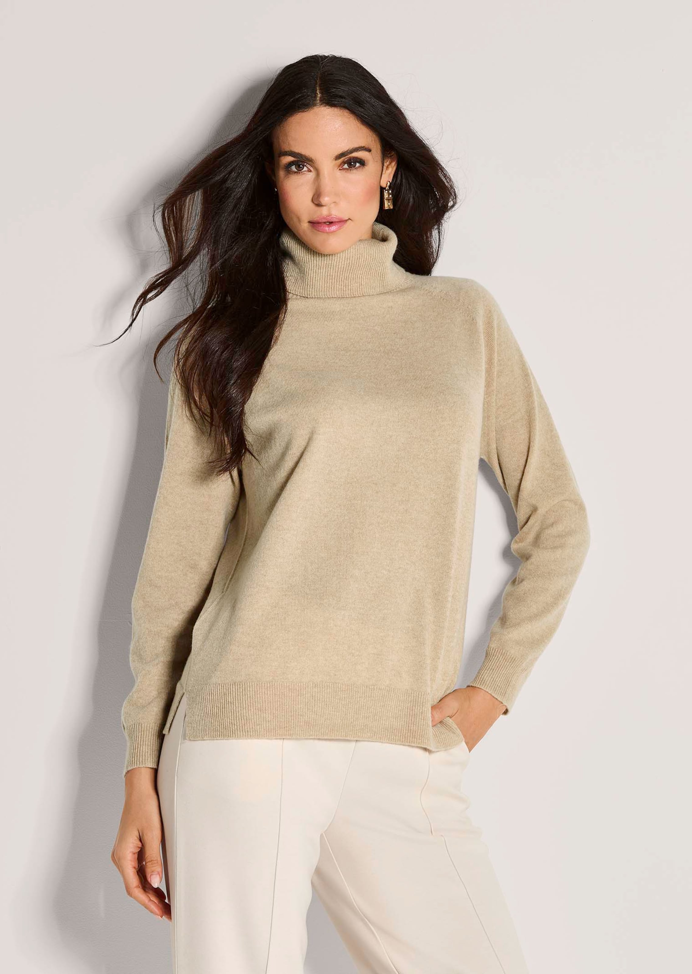 Rollkragenpullover aus Kaschmir