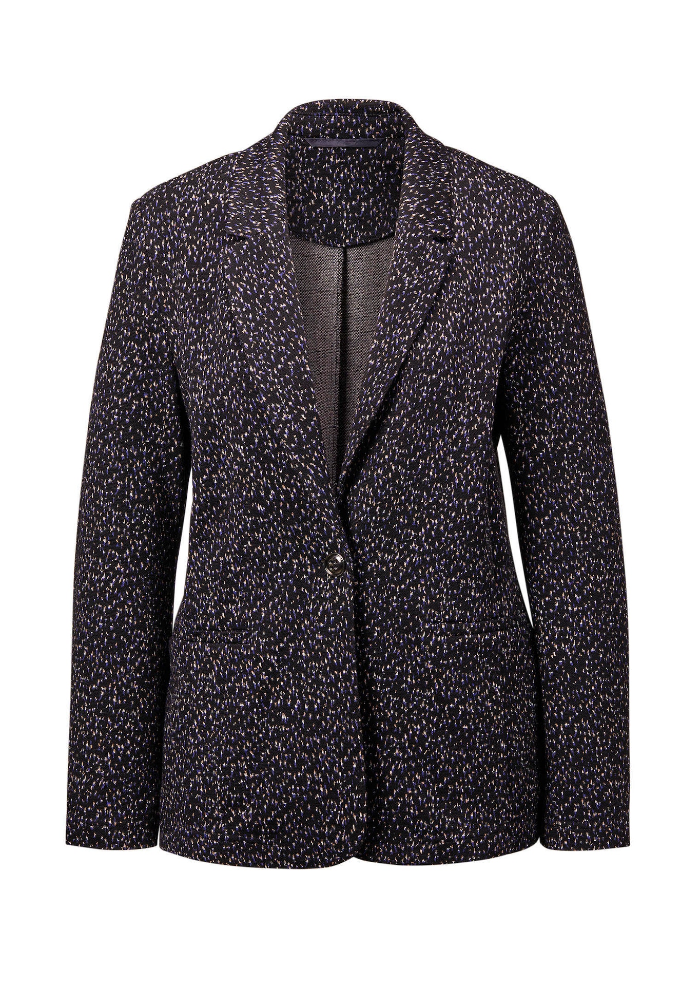 Blazer mit Multicolor Allover-Druck