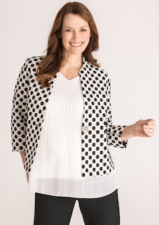 Blazer en jacquard structuré thumbnail 1