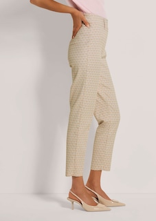 Schlanke Jacquard-Hose thumbnail 5