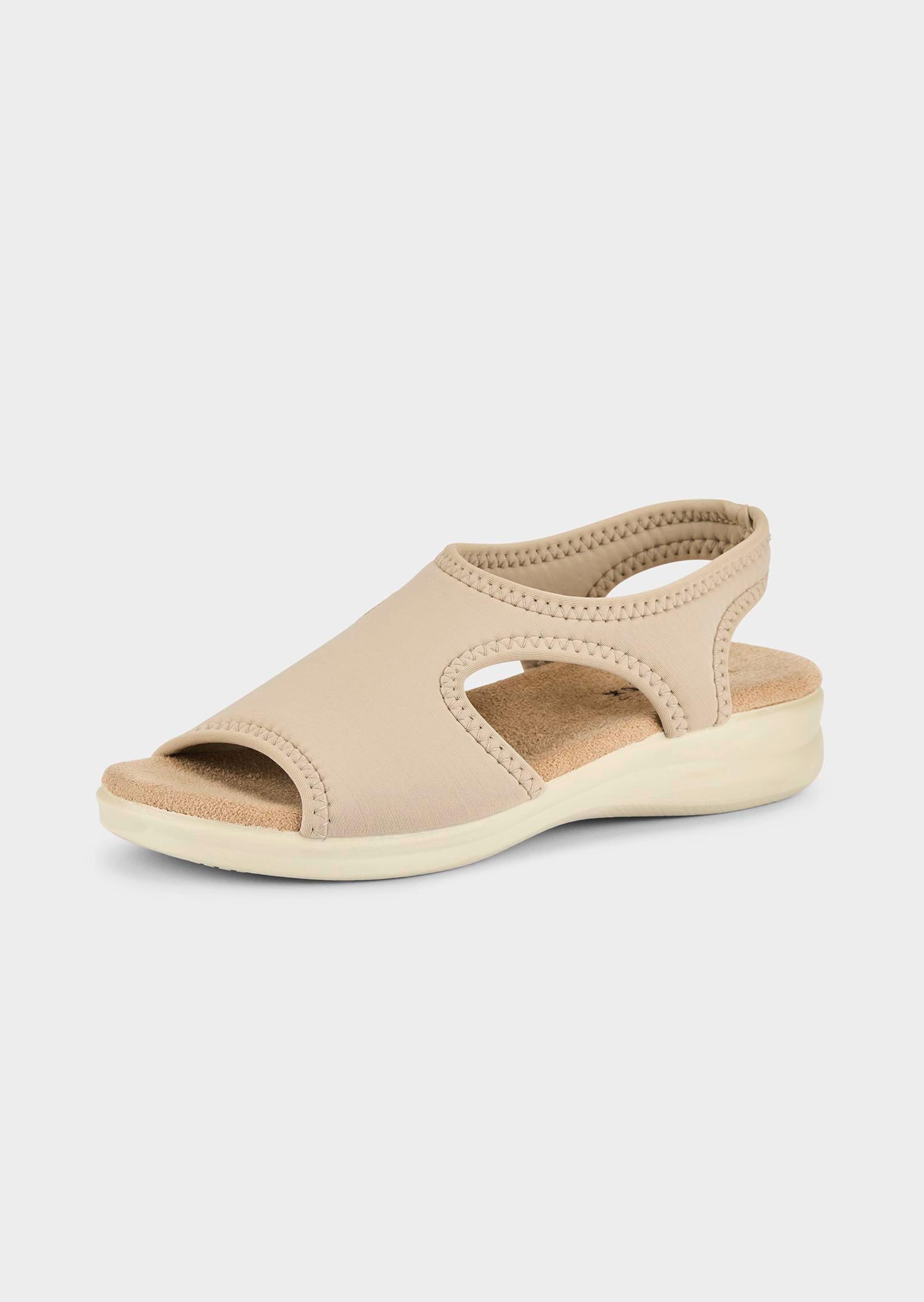 Sandales avec textile extensible