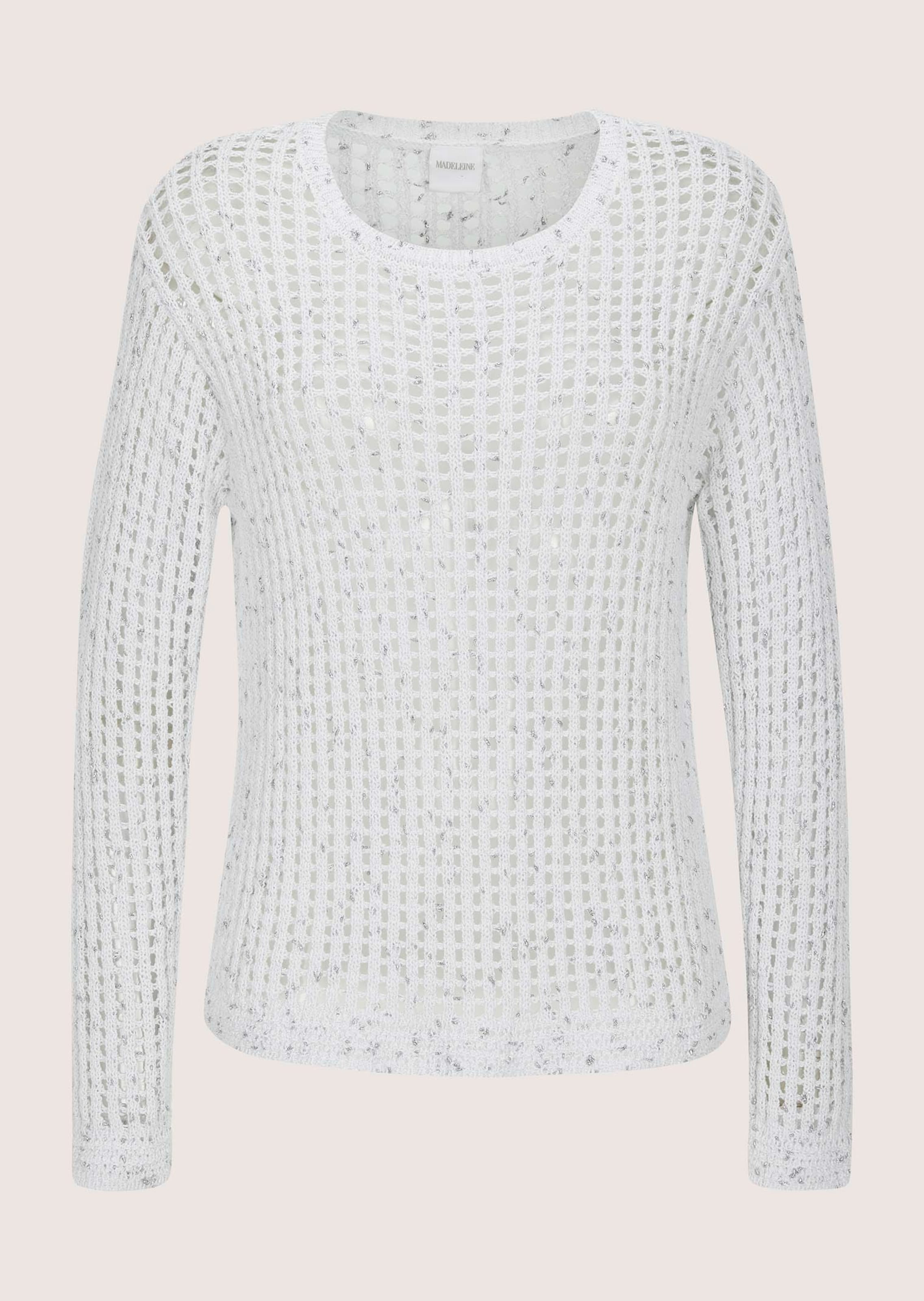 Jumper with glazed yarn