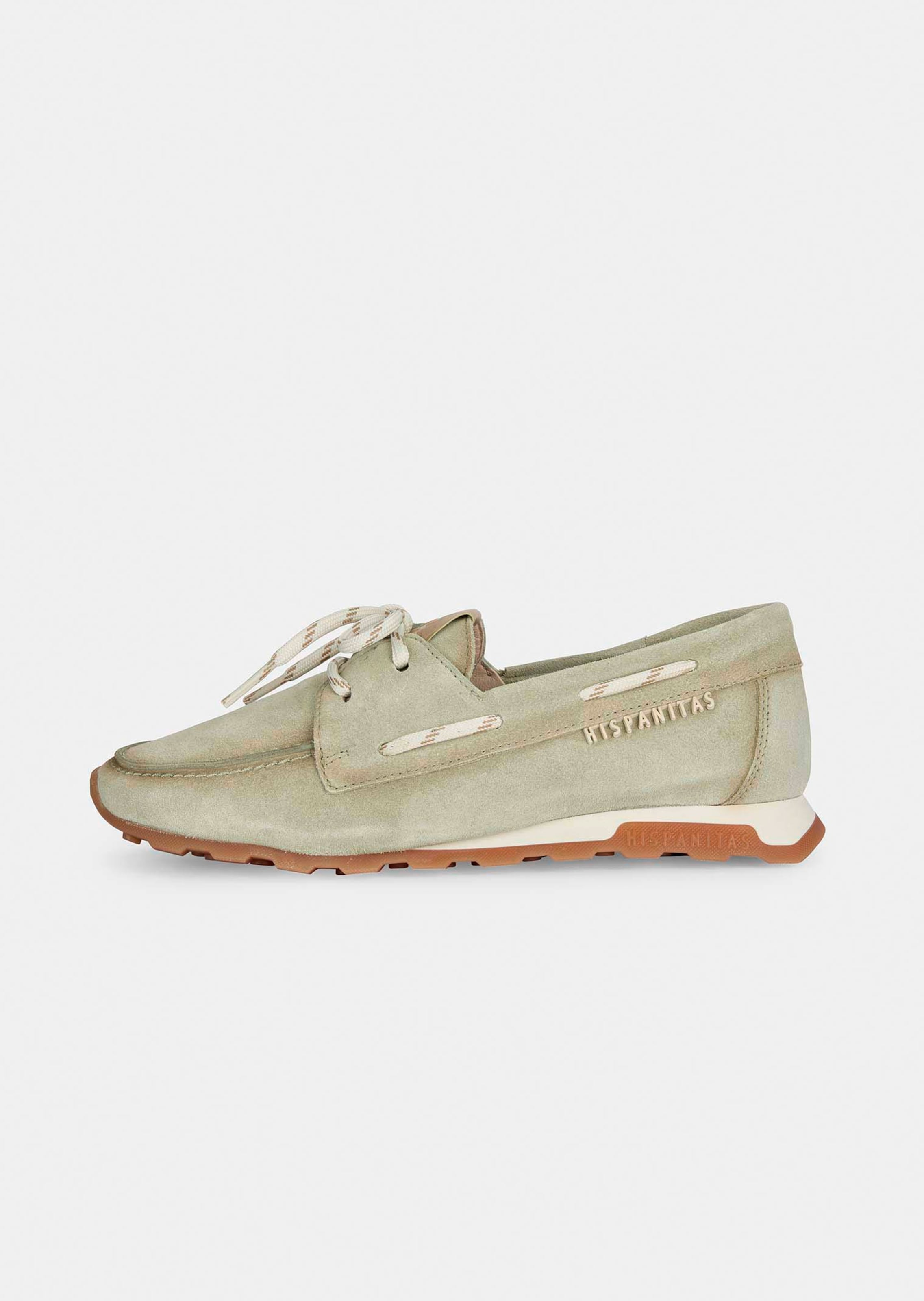 Leather lace-up loafers