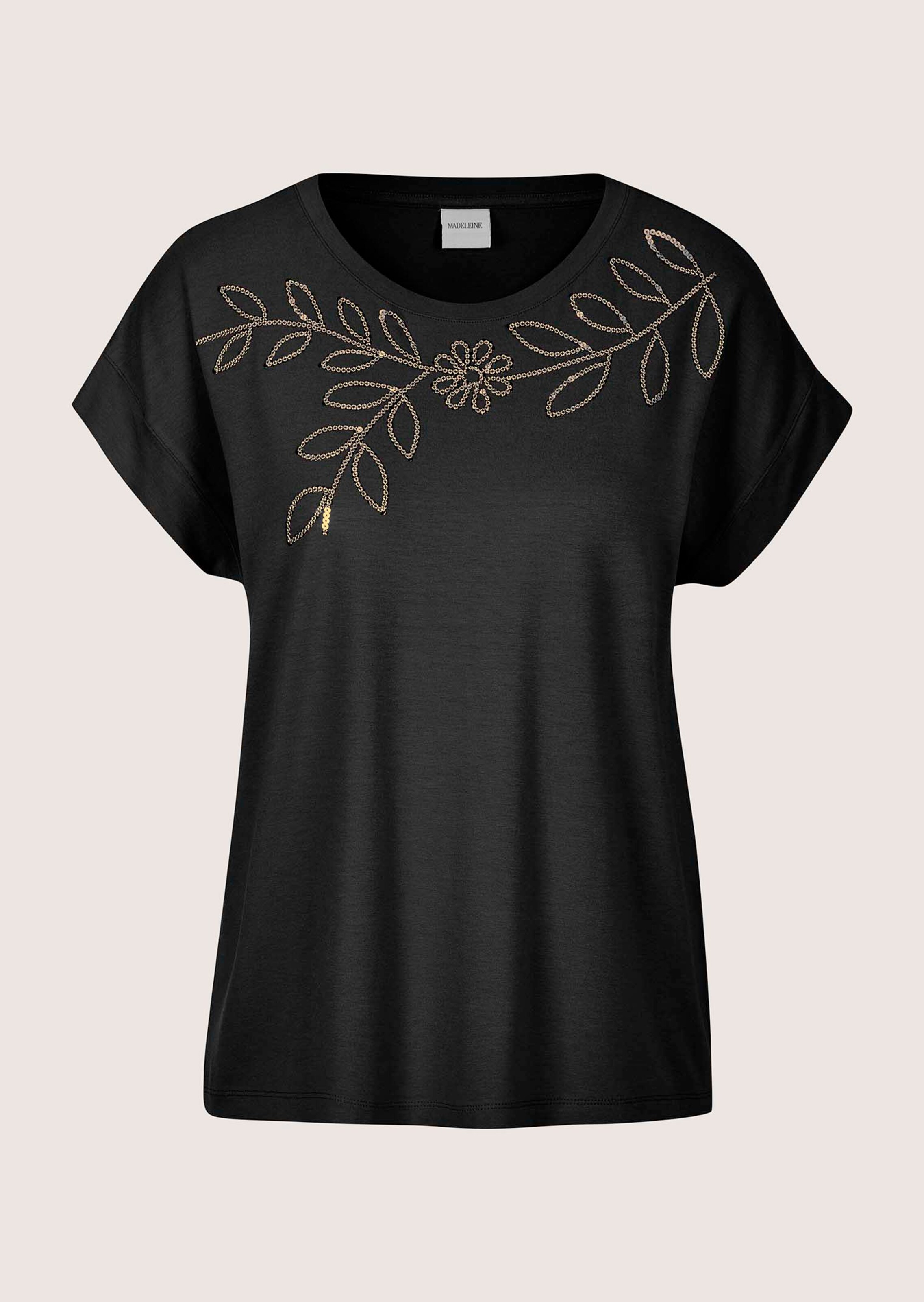 T-shirt avec motif en sequins thumbnail 7
