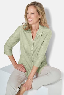 Bluse in leichter Ausbrenner-Qualität thumbnail 4