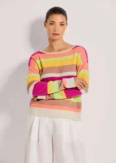 Kaschmir-Pullover mit Streifen thumbnail 2