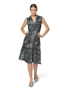 Ärmelloses Kleid mit Hemdkragen thumbnail 3