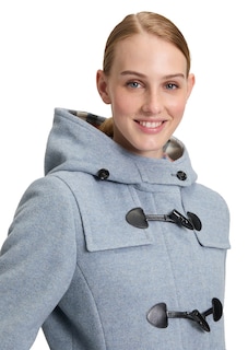 Duffelse coat van wolmix-materiaal thumbnail 4