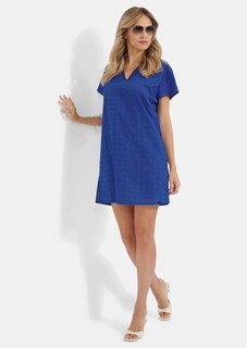 Casual dress with eyelet embroidery thumbnail 3
