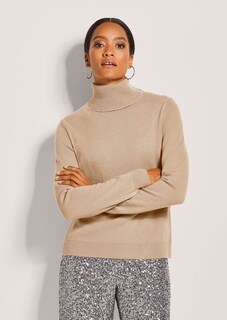 Cashmere roll neck jumper thumbnail 2