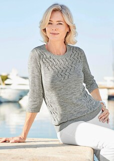 Pull avec motif ajouré séduisant thumbnail 5