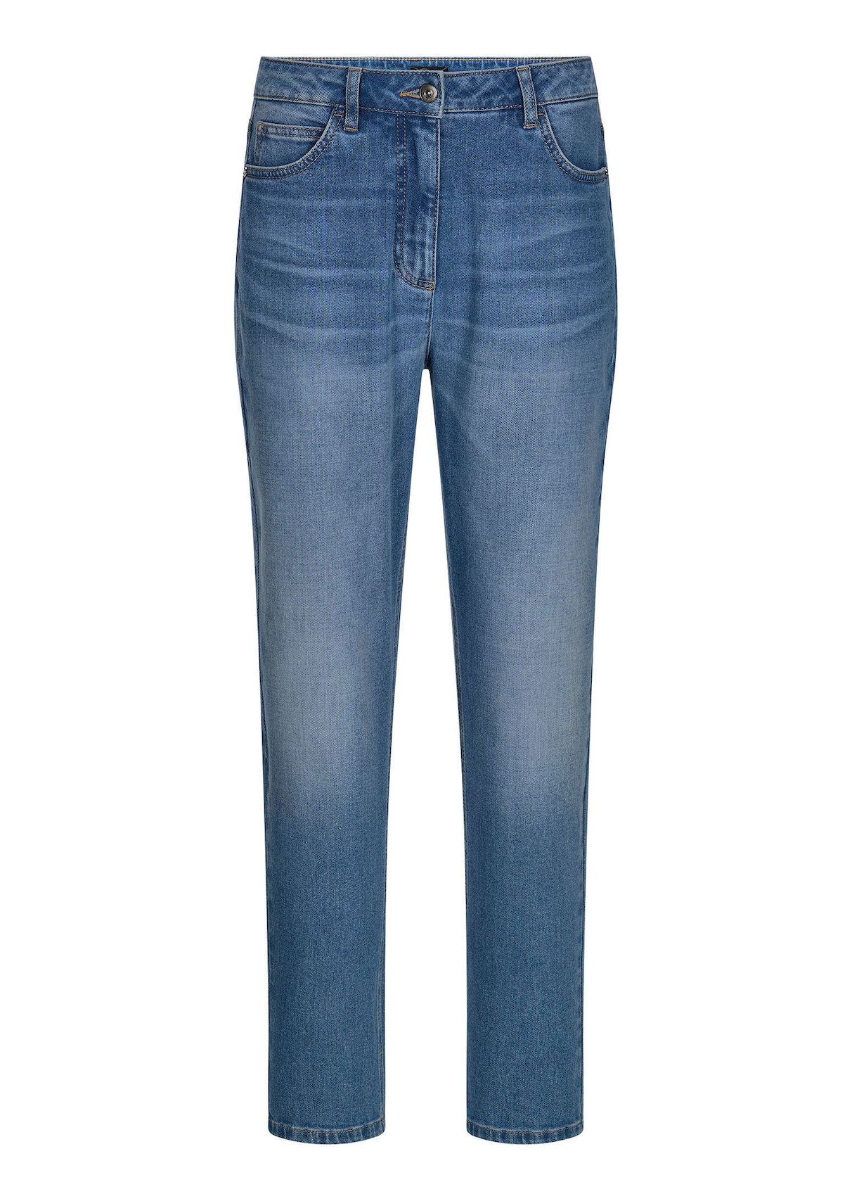 Jean mom SARA en coton stretch
