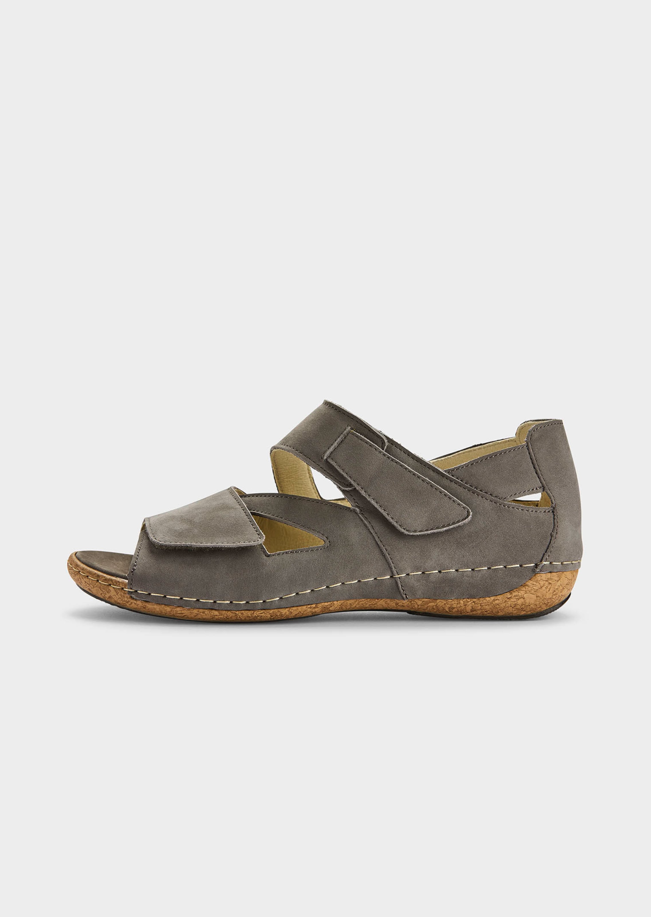 Sandale mit verstellbarem Klettriemen