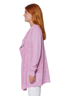 Lange Ajourstrickjacke thumbnail 5