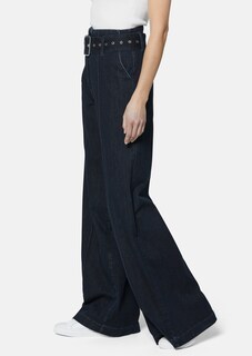 Weite Jeans mit hohem Bund thumbnail 5