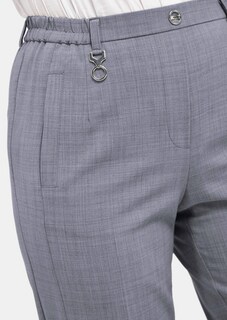 Trevira scheerwollen broek met elastische band thumbnail 5