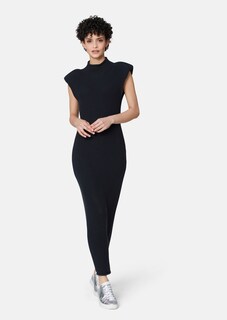 Figurbetontes Strickkleid aus Merinowolle mit Baumwolle thumbnail 3