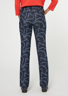 Bedruckte Jeans in gerader Form thumbnail 4