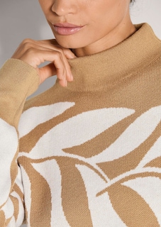 Jacquard-Pullover mit floralem Muster thumbnail 6
