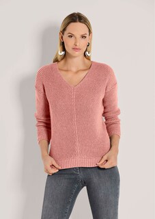 Long-sleeved jumper with a V-neck thumbnail 2