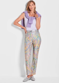 Gemusterte Hose LOUISA thumbnail 2