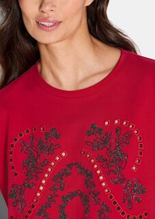 Sweat-shirt agrémenté de broderie séduisante thumbnail 3