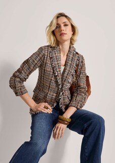 Tweedblazer im Multi-Colour-Look thumbnail 5