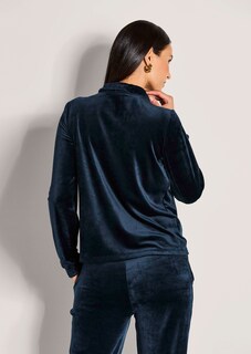 Sweatjacke in flauschiger Nicki-Qualität thumbnail 4