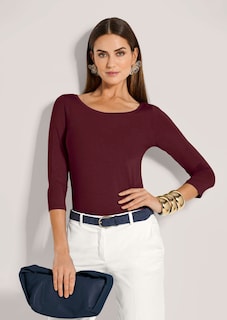 Shirt mit U-Boot-Ausschnitt thumbnail 5