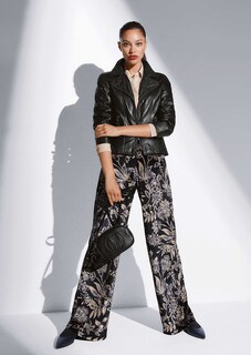 Lederjacke mit Schößchen thumbnail 1